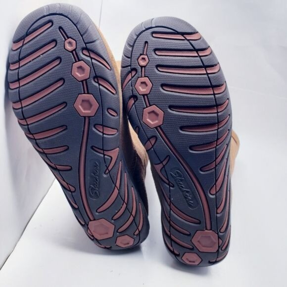 Skechers Descender Chestnut Brown Suede Leather Faux Fur Lined Boots Women's 8 - Picture 10 of 13